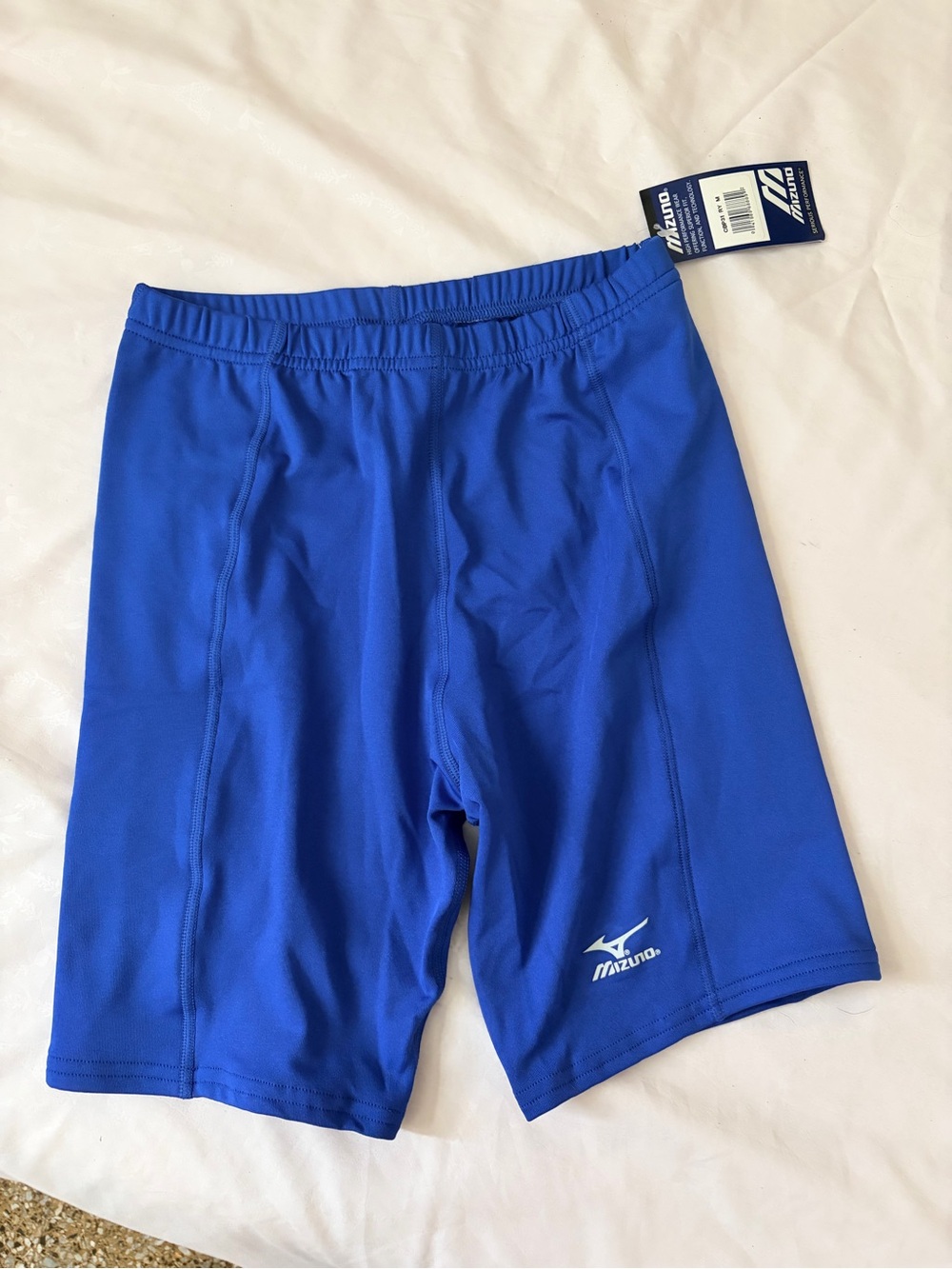 Mizuno women’s Blue Athletic Compression Shorts